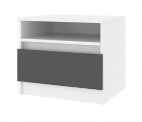 Спальный гарнитур Парус (Белый/Графит) модульный в Урае - uray.mebel24.online | фото 4