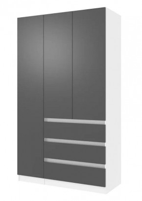 Спальный гарнитур Парус (Белый/Графит) модульный в Урае - uray.mebel24.online | фото 9