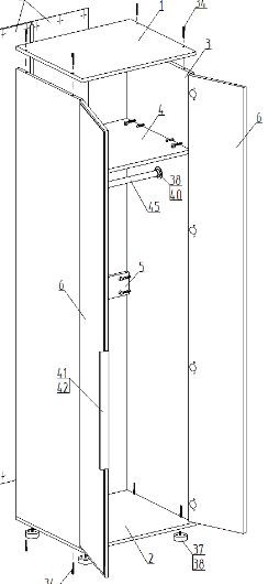 Спальный гарнитур "Лео" (модульный) в Урае - uray.mebel24.online | фото 15