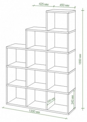 Стеллаж Бартоло СЛД 5 в Урае - uray.mebel24.online | фото 2
