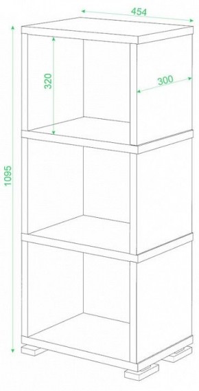 Стеллаж-колонка Домино СБ-15/3 в Урае - uray.mebel24.online | фото 2
