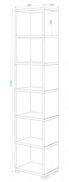 Стеллаж-колонка СБ-15/6 в Урае - uray.mebel24.online | фото 2