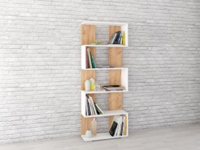 Стеллаж Ромео-1 Дуб крафт золотой/Белый в Урае - uray.mebel24.online | фото