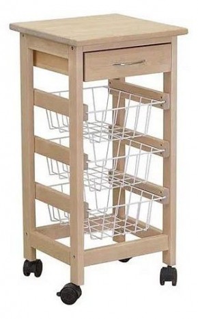 Стеллаж С ящиком и корзинами в Урае - uray.mebel24.online | фото 2