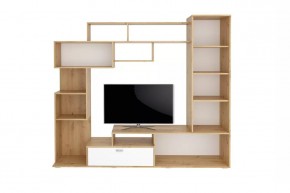 Стенка Диско (СТЛ.150.01) Дуб дикий/Белый в Урае - uray.mebel24.online | фото 2