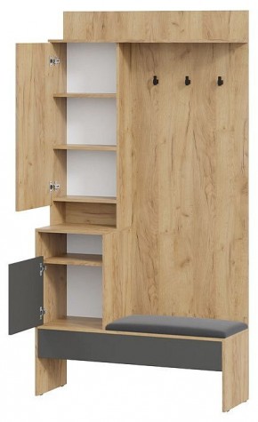Стенка для прихожей Эвита в Урае - uray.mebel24.online | фото 2