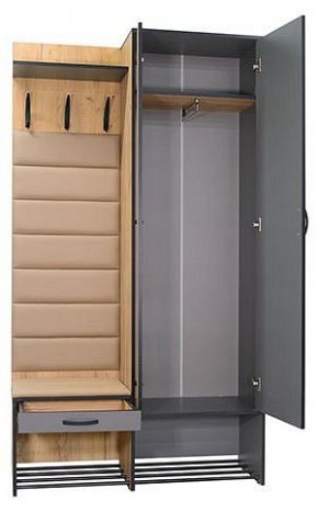 Стенка для прихожей Ольга Лофт 4 в Урае - uray.mebel24.online | фото 2