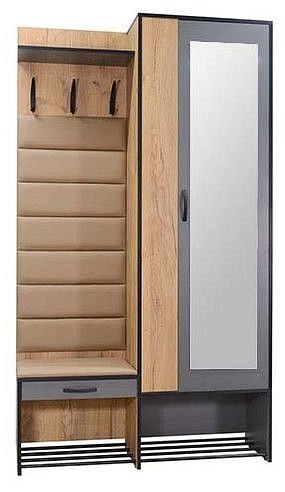 Стенка для прихожей Ольга Лофт 4 в Урае - uray.mebel24.online | фото 3