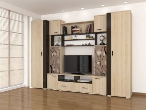 Стенка Оскар-18-1 дуб сонома-венге в Урае - uray.mebel24.online | фото