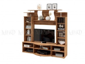 Стенка Виста (Белый глянец/Дуб крафт) в Урае - uray.mebel24.online | фото 2