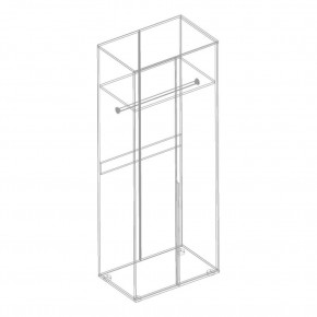 СТИЛ Шкаф 2-ств для одежды в Урае - uray.mebel24.online | фото 2