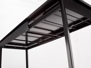 Стол CREMONA 140 HIGH GLOSS STATUARIO Белый мрамор глянцевый, керамика/ черный каркас, ®DISAUR в Урае - uray.mebel24.online | фото 6