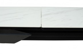 Стол CREMONA 180 KL-99 Белый мрамор матовый, итальянская керамика / черный каркас, ®DISAUR в Урае - uray.mebel24.online | фото 12