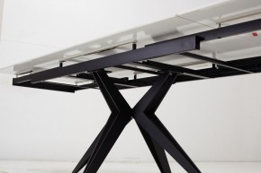 Стол FORIO 160 MATT WHITE MARBLE SOLID CERAMIC / BLACK, ®DISAUR в Урае - uray.mebel24.online | фото 4