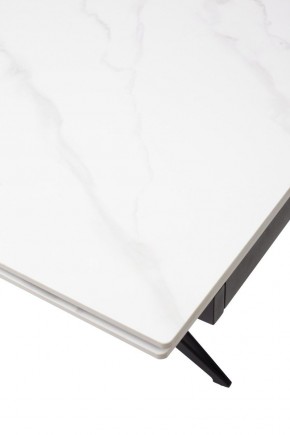 Стол FORIO 160 MATT WHITE MARBLE SOLID CERAMIC / BLACK, ®DISAUR в Урае - uray.mebel24.online | фото 9