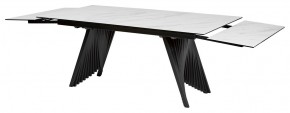 Стол IVAR 180 MARBLES KL-99 Белый мрамор, итальянская керамика/серый, ®DISAUR в Урае - uray.mebel24.online | фото 10