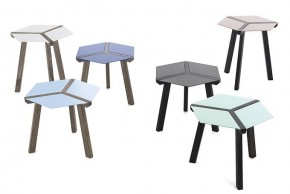 Стол журн. ESA 07.35 M318 light  blu/ L002 oak spessart в Урае - uray.mebel24.online | фото