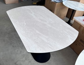 Стол KAI 140 TL-109 поворотная система раскладки, испанская керамика / Темно-серый / Черный, ®DISAUR в Урае - uray.mebel24.online | фото 7