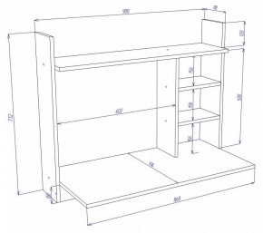 Стол компьютерный Cross СтТ4 в Урае - uray.mebel24.online | фото 4