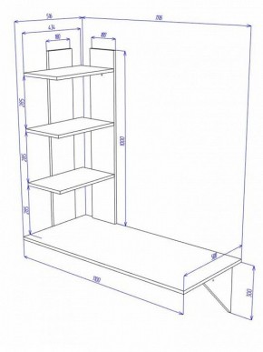 Стол компьютерный Домино Cross СтТ5 в Урае - uray.mebel24.online | фото 2