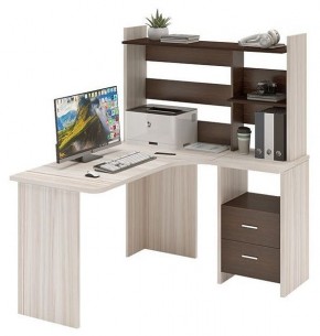 Стол компьютерный Домино Lite СКЛ-Угл130+НКЛ-120 в Урае - uray.mebel24.online | фото 2