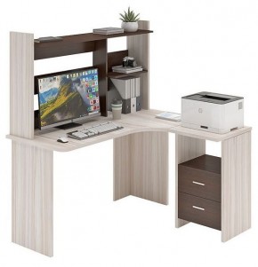 Стол компьютерный Домино Lite СКЛ-Угл130+НКЛ-130 в Урае - uray.mebel24.online | фото 2