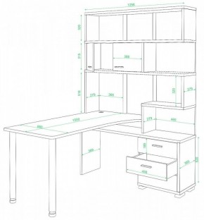 Стол компьютерный Домино нельсон СР-420/150 в Урае - uray.mebel24.online | фото 2