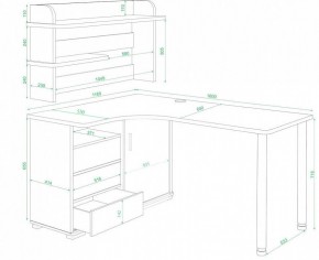 Стол компьютерный Домино СР-145М в Урае - uray.mebel24.online | фото 2