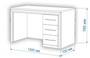 Стол компьютерный Нобиле СтЯ130+НСт130Я в Урае - uray.mebel24.online | фото 3