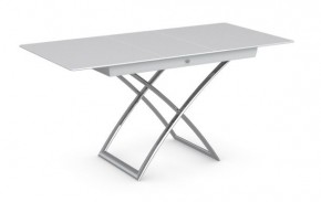 Стол MAGIC-J CS/5041-G, P77 chrome/ P64 white/ glass GXW extrawhite в Урае - uray.mebel24.online | фото