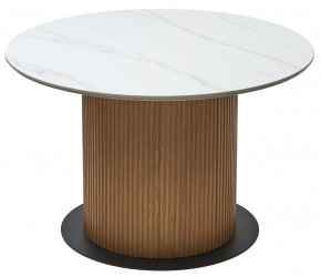 Стол MESA D120 цвет БЕЛЫЙ МРАМОР M326 / Каркас OAK, ®DISAUR в Урае - uray.mebel24.online | фото 7