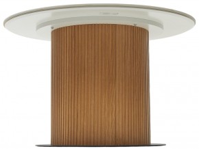 Стол MESA D120 цвет БЕЛЫЙ МРАМОР M326 / Каркас OAK, ®DISAUR в Урае - uray.mebel24.online | фото 8