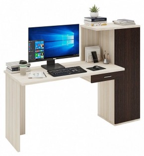Стол письменный Домино Lite СКЛ-ПРЯМ130+ШК в Урае - uray.mebel24.online | фото 2