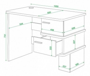 Стол письменный Домино СД-15С в Урае - uray.mebel24.online | фото 4