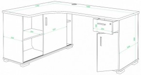 Стол письменный Домино СР-140М в Урае - uray.mebel24.online | фото 2