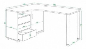Стол письменный Домино СР-145СМ в Урае - uray.mebel24.online | фото 5