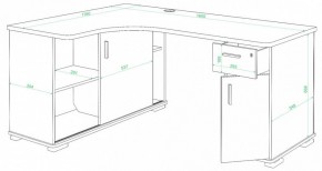 Стол письменный Домино СР-160М в Урае - uray.mebel24.online | фото 2