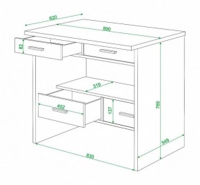 Стол письменный Живой дизайн СК-12 в Урае - uray.mebel24.online | фото 2