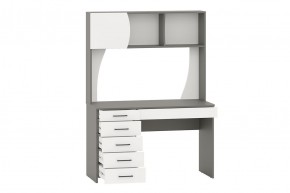 Стол рабочий СИГМА (графит/белый) в Урае - uray.mebel24.online | фото 2