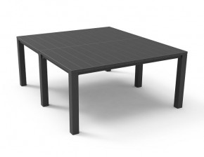 Стол раскладной Джули (Julie Double table 2 configurations) Графит в Урае - uray.mebel24.online | фото 3
