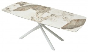 Стол RIVOLI 140 GLOSS LUXURY PANDORA SOLID CERAMIC / WHITE, ®DISAUR в Урае - uray.mebel24.online | фото 6
