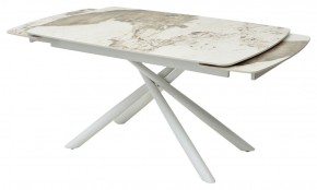 Стол RIVOLI 140 GLOSS LUXURY PANDORA SOLID CERAMIC / WHITE, ®DISAUR в Урае - uray.mebel24.online | фото 9