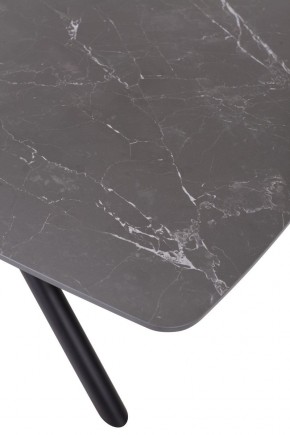 Стол RIVOLI 140 MATT BLACK MARBLE SOLID CERAMIC / BLACK, ®DISAUR в Урае - uray.mebel24.online | фото 10