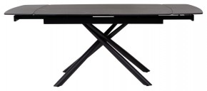 Стол RIVOLI 140 MATT BLACK MARBLE SOLID CERAMIC / BLACK, ®DISAUR в Урае - uray.mebel24.online | фото 2
