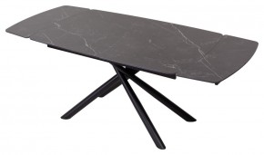 Стол RIVOLI 140 MATT BLACK MARBLE SOLID CERAMIC / BLACK, ®DISAUR в Урае - uray.mebel24.online | фото 3