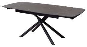 Стол RIVOLI 140 MATT BLACK MARBLE SOLID CERAMIC / BLACK, ®DISAUR в Урае - uray.mebel24.online | фото 7