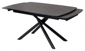 Стол RIVOLI 140 MATT BLACK MARBLE SOLID CERAMIC / BLACK, ®DISAUR в Урае - uray.mebel24.online | фото 8