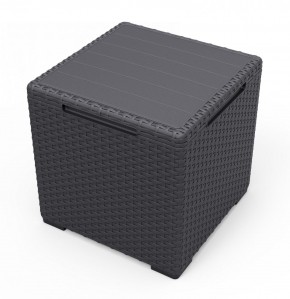 Стол с функцией хранения Виго (Vigo storage box) графит в Урае - uray.mebel24.online | фото 2