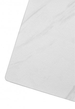 Стол VASTO 180 MARBLES KL-99 Белый мрамор матовый, итальянская керамика/ черный каркас, ®DISAUR в Урае - uray.mebel24.online | фото 7