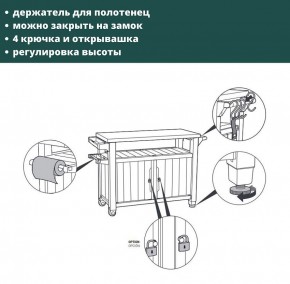 Столик для барбекю 207 Л (Unity XL 207L) в Урае - uray.mebel24.online | фото 9